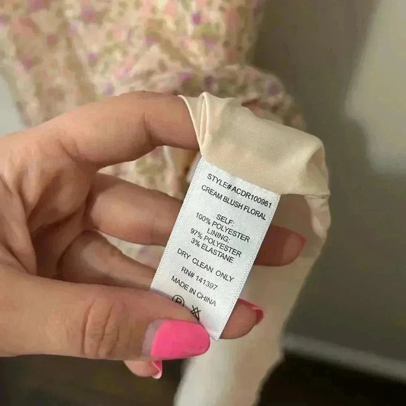 NWOT ASTR THE LABEL  MAGNOLIA FLORAL RUFFLE HI-LO MAXI DRESS S - Picture 7 of 10